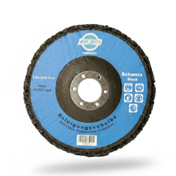 Grobreinigungsscheibe,CBS Scheibe Reinigungsscheibe 125 mm Schwarz